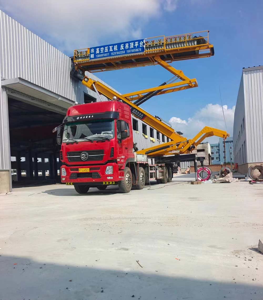 鋼結(jié)構(gòu)車(chē)間屋面高空壓瓦機(jī)